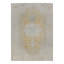 Rug & Kilim’S Modern Classics Rug In Gold And White Tones With Medallion