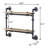 Rectangle 2-Tier Wall Shelf