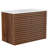 Wall-mount Walnut  Bathroom Vanity With Sink-116677105