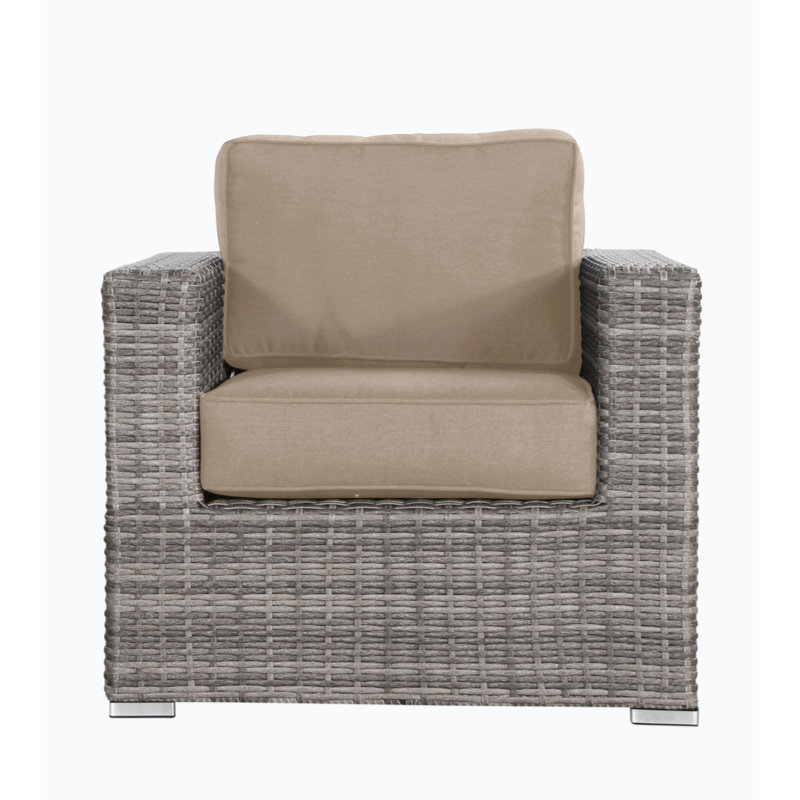 Chaise de patio avec coussins Melusi