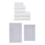 Ensemble de serviettes de bain et tapis de bain Bublitz Classy-102445827-102445831