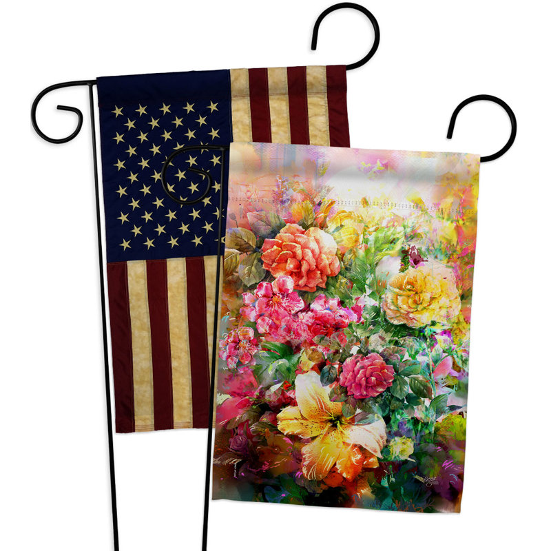 Ensemble de drapeaux de jardin Garden Spring