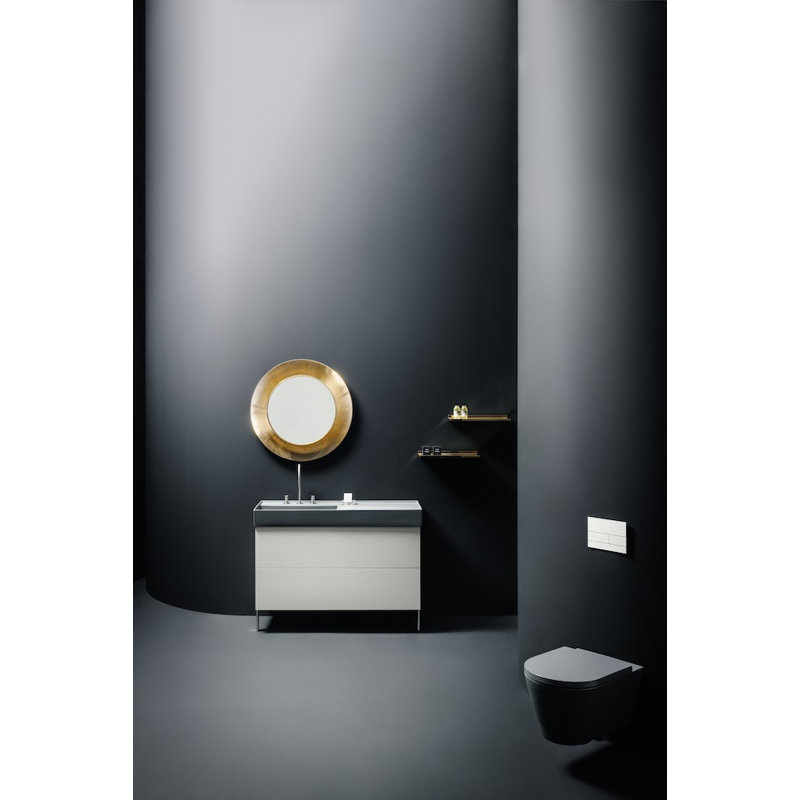 Kartell Flat Wall Mirror, Crystal Transparent