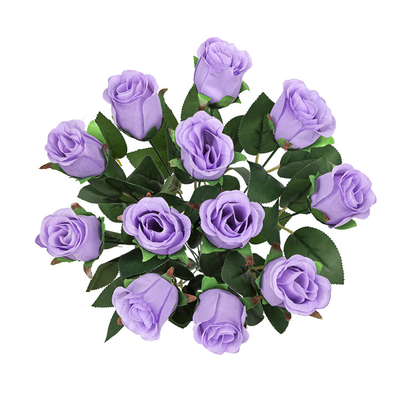 Bouquet de roses artificielles, Lavande