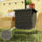 Wicker Side Table With Umbrella Hole-603339239