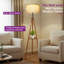 156cm Walnut Tripod Floor Lamp