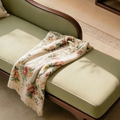 Chaise longue simple en bois massif