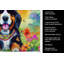Bernese Mountain Dog Hippie Dawg Kitchen Towel