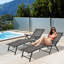 Chaise longue simple inclinable Shoucair-1652960758