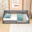 Twin XL Upholstered Daybed with 2 Drawers-832310835