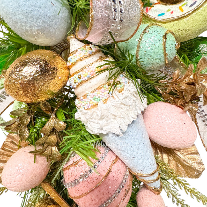 Easter Pastel Sweet Teardrop Swag