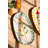 SET OF TWO CERAMIC PLATTERS - FLOWERS