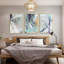 «Abstract Lines Wall Art», ensemble de 3 reproductions encadrées sur toile-1050335374-1050335372