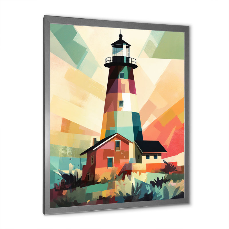 Reproduction d'art sur toile encadrée bord de mer I, H 40 po x l 30 po x P 1,5 po, Cadre photo argenté