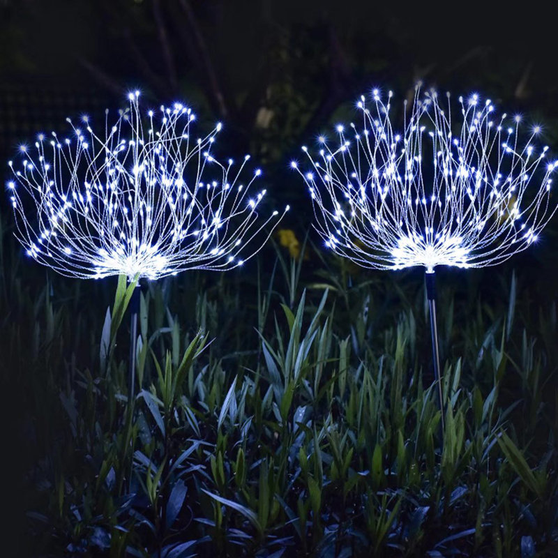 Solar Powered Integrated LED Pathway Light Pack, White