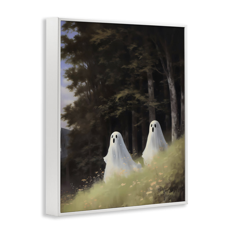 Haunted Morning Ghost, giclée encadrée, design par LSR Design Studio, H 14 po x l 11 po