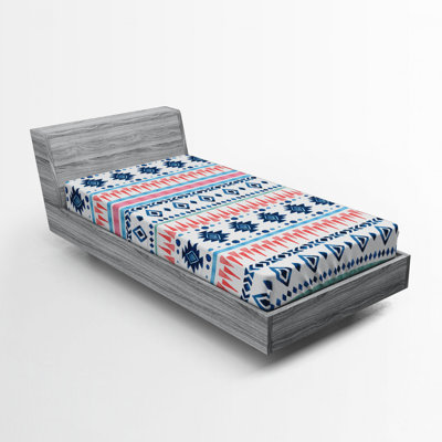 Microfiber Geometric Fitted Sheet