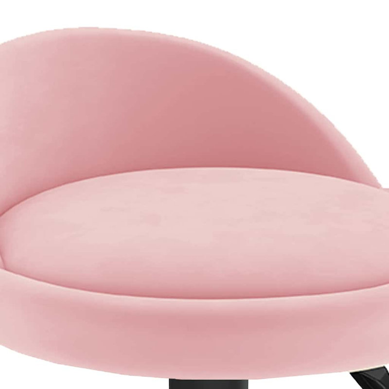 Almarosa Adjustable Height Counter Stool, Pink