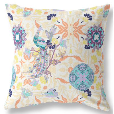 Amaretto Reversible Throw Pillow
