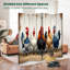 Paravent rustique à 4 panneaux avec paravents Royal coloré coqs contre toile en bois Séparateur de pièce autoportant-134489574-134489575