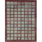 Pakistan Gabeh Wool Patchwork Area Rug