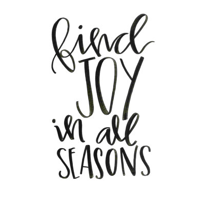 " Find Joy In All Seasons "