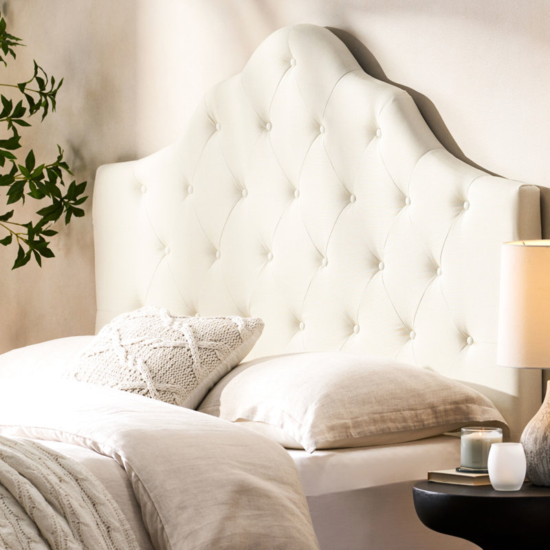 Tête de lit - Hauteur réglable et confort en nuage pour votre chambre à coucher grand lit