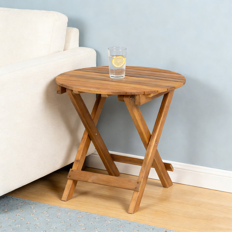 WOOD SIDE TABLE