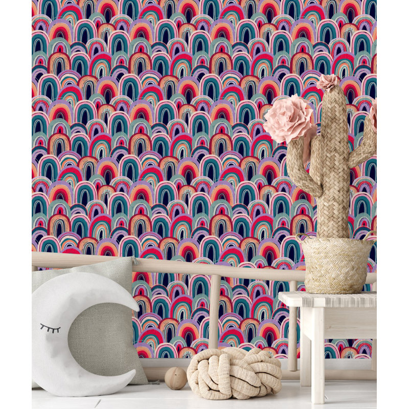 Panneau de papier peint adhésif L 18,75 pi x l 25 po Enne