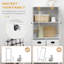 Garde-manger de 61 po avec rangement, blanc