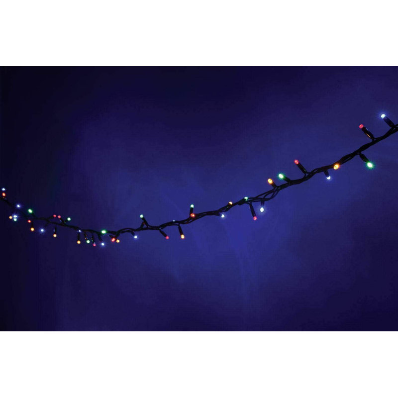 LED Indoor / Outdoor String Lights, Multicolour , 12cm H x 12.5cm L x 4cm D