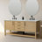 Stratford 72'' Double Bathroom Vanity with Engineered Stone Top-1140506164