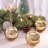 Antiqued Mercury Glass 2'' Votive Candle Holder Set (12-piece)