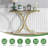 Jarim 43.3'' Glass Top Console Table-383621438