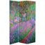 72" x 48" Double Sided Works of Monet 3 Panel Room Divider I