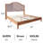 Traditional Upholstered Sleigh Bed