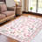 Insect Floral Area Rugs Modern Accent Carpet with Non-Slip Backing, Stain-Resistant Low Pile Floor Cover, Machine Washable Ultra-Soft Indoor Mat for Living Room, Bedroom, Kitchen-2026262592