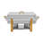 2.38Gal Stainless Steel Rectangular Food Chafing Dish