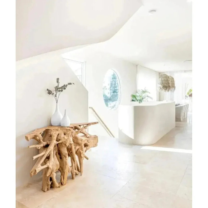 Teak Root Patio Console Table