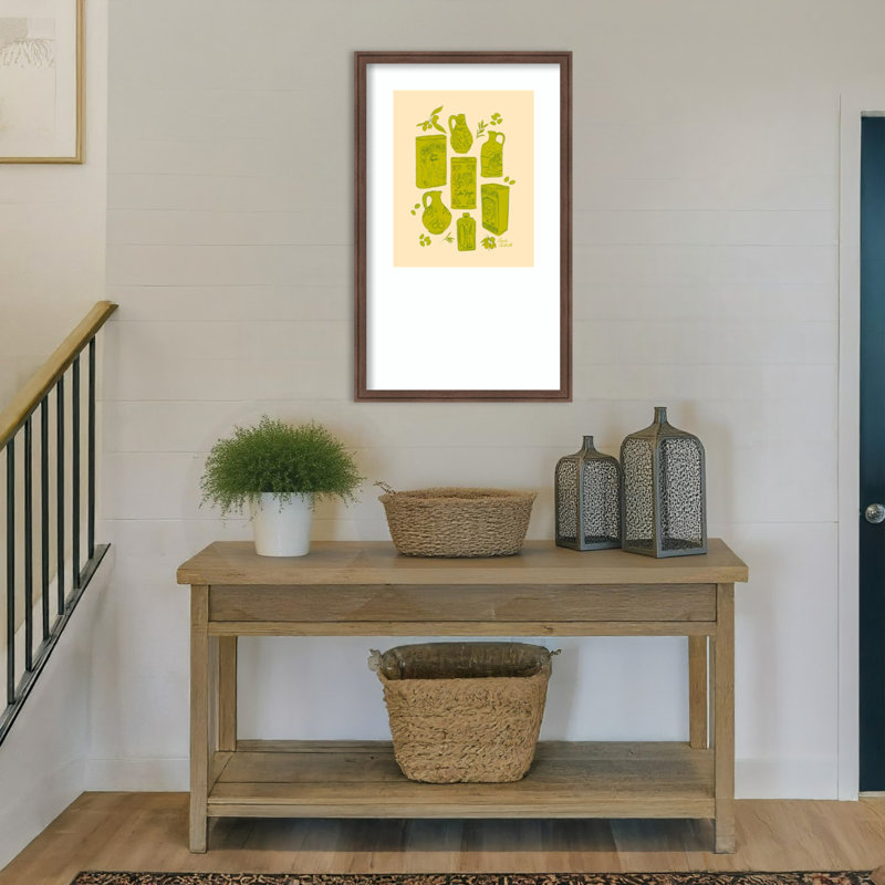 Oliva by Carrie Cantwell Wood Framed Wall Art Print