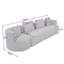 Canapé modulaire moderne avec emballage à compression complète, canapé rembourré à siège profond de conception libre-1546770569