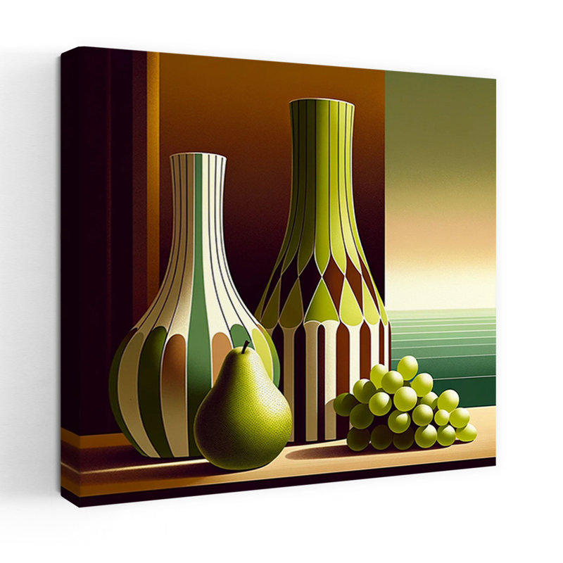 Art contemporain, art floral moderne, H 18 po x l 18 po