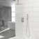 Ceiling Mounted Complete Shower System with Rough-in Valve with 12 Inches Rain Shower Head