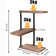 Radegund 3 Piece Pinewood Board Solid Wood Floating Shelf with Adjustable Shelves
