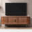 TV Stand, 55" Modern TV Console Table With Storage Compartment And Sliding Door, Gaming Entertainment Center With Cabinet For Living Room, Bedroom, Office (Walnut)-1669827194