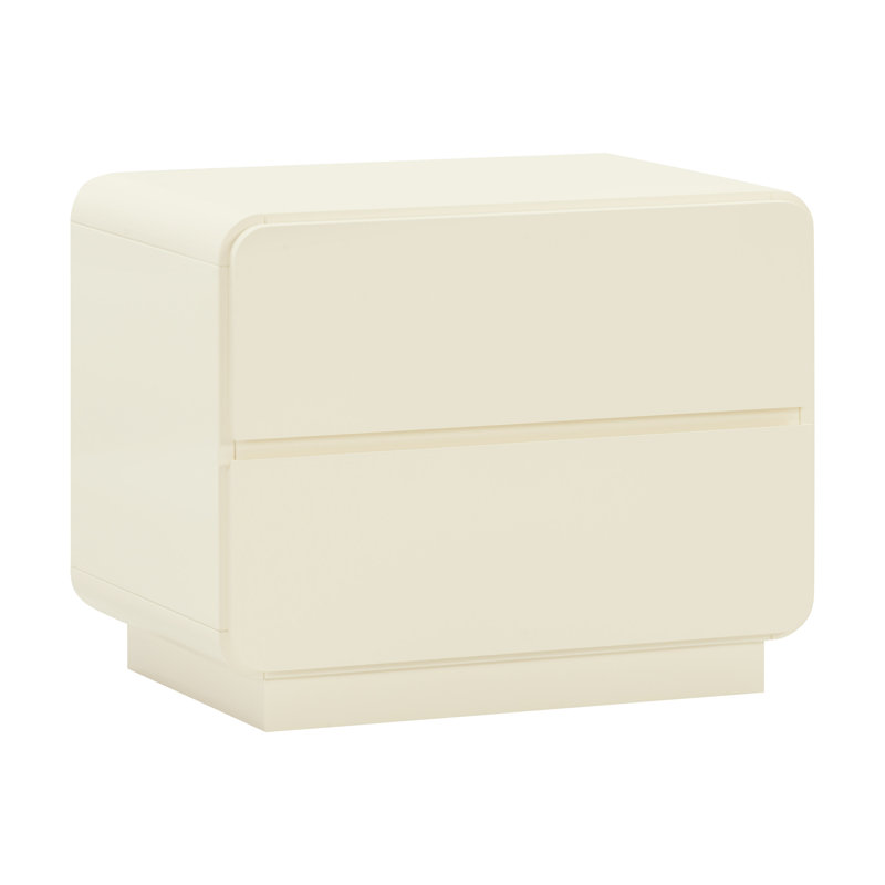 Sagura-Nightstand-UK 71.1cm W Acacia,MDF Bedside Table