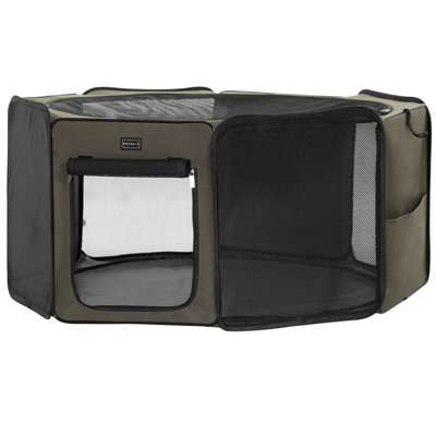 Collapsible Soft-Sided Crate with 1 Door