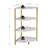 Kempst 4-Tier Corner End Table Triangular Sofa Table Corner Cabinet For Living Room-1809998665