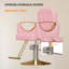 Fauteuil de barbier sur 360 degrés pivotant sur roulettes, fauteuil de barbier, capacité jusqu'à 330 lb, équipement de spa tout usage, rose-613090562