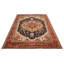 Tapis bleu marine foncé Kenio Heritage 12 pi 2 po x 14 pi 11 po